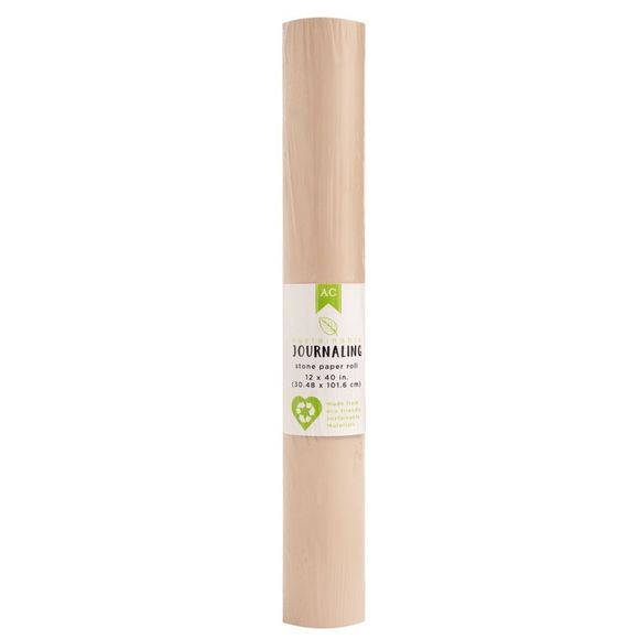 AC Sustainable Journaling Stone Paper Roll 12‎ X 40 in ***NEW IN PLASTIC*** - Picture 1 of 3